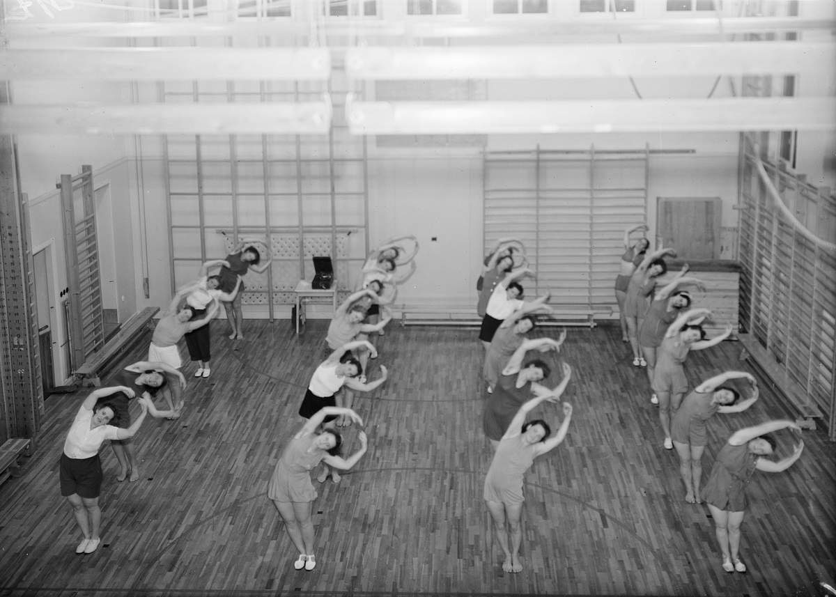Gymnastik, Uppsala 1949