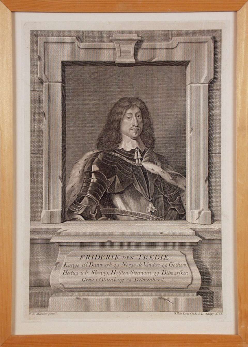 Et portrett av Friderik den Tredje.