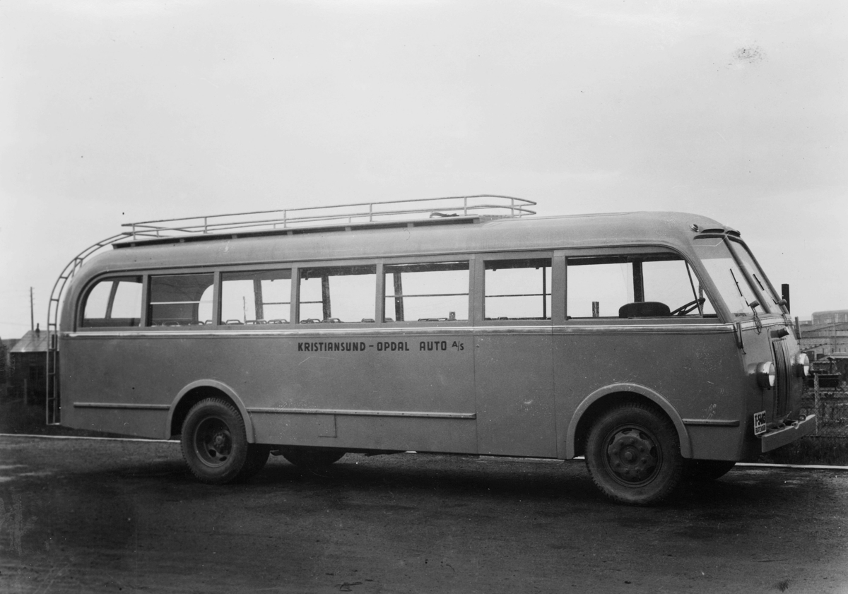 transport, bil, buss, Kristiansund-Opdal