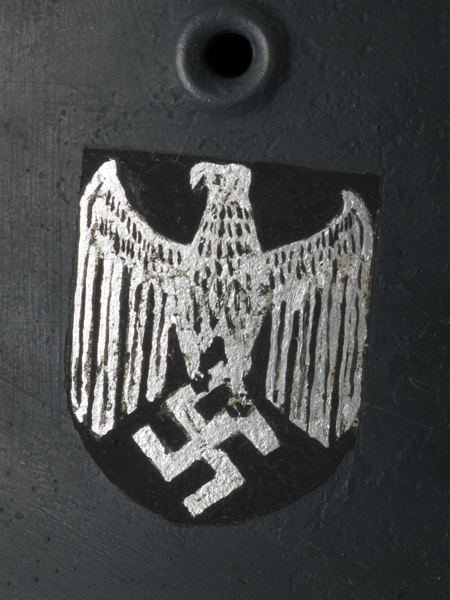 Tysk hjelm fra 2. verdenskrig.