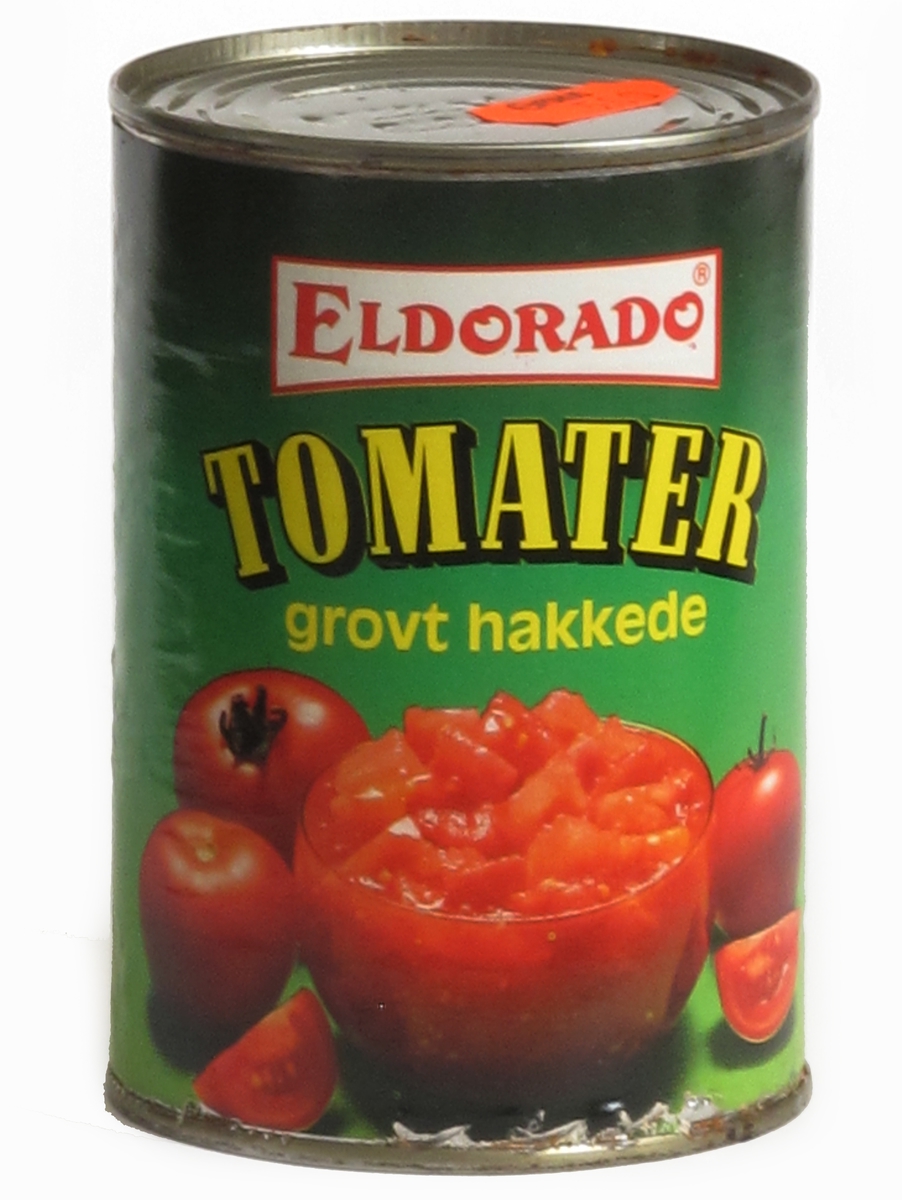 Tomater, hele og hakkede