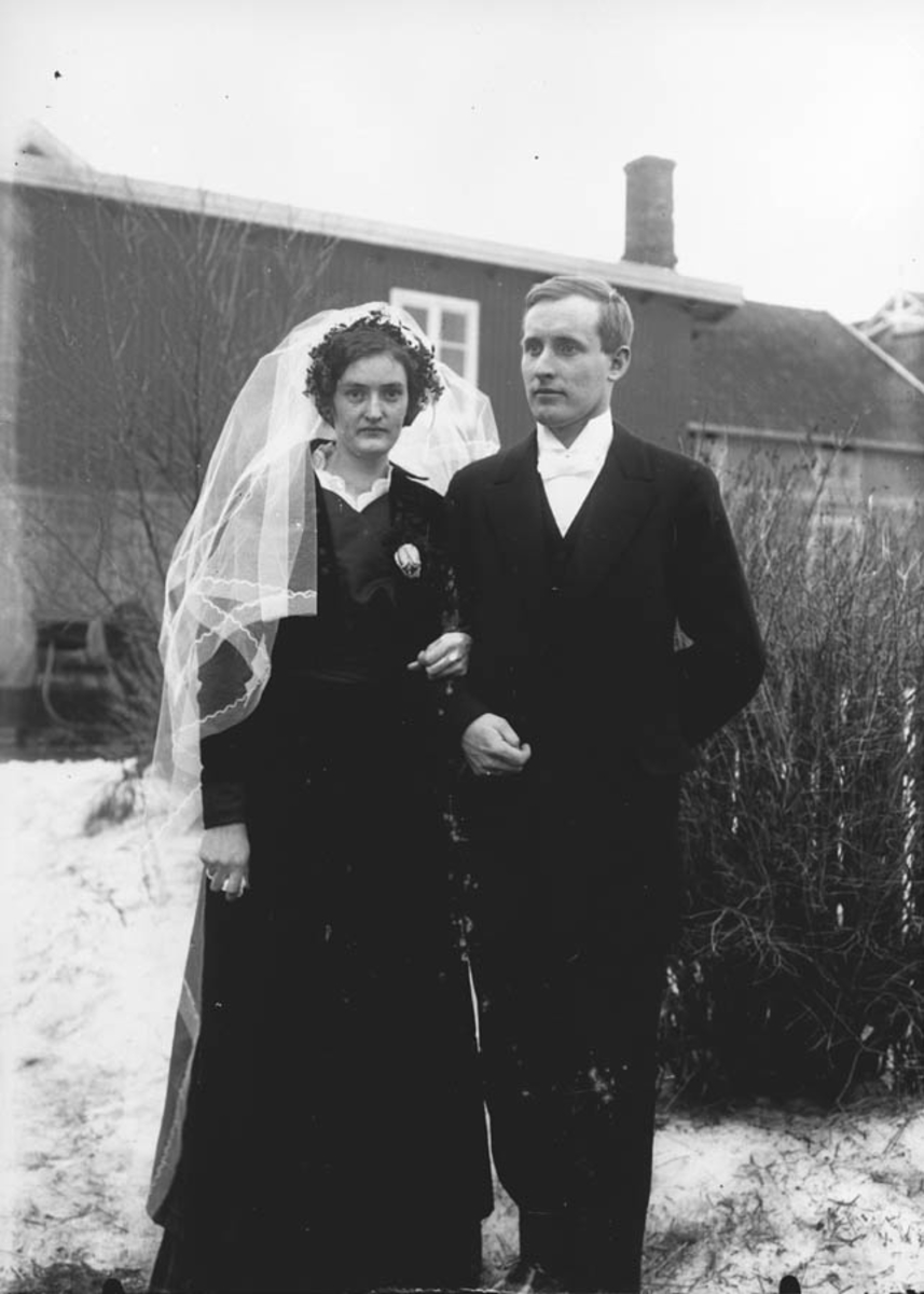 Antonie Mørk og Oskar Nordby, bryllup.