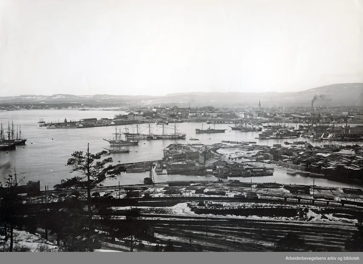Oslo havn,.1900