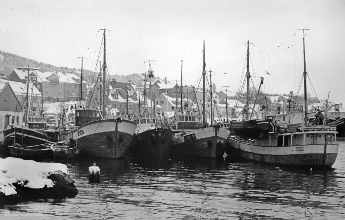Fiskebåter på Molde havn.
