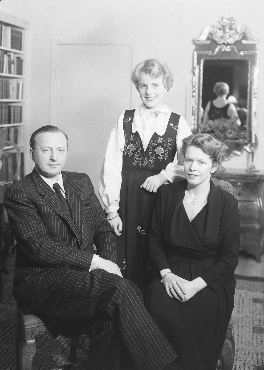 Overrettsakfører Henrik Bauck med famile