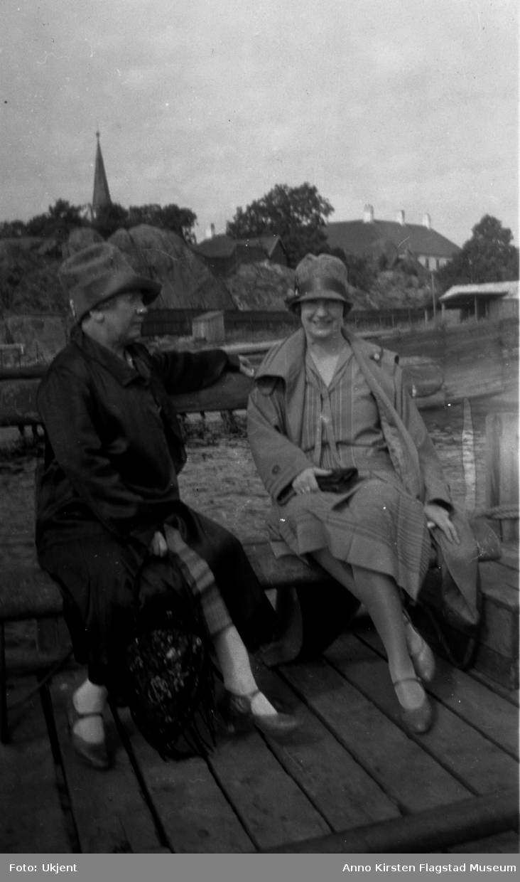 Kirsten Flagstad og hennes mor Marie Flagstad 1926. Kirsten Flagstad and her mother Marie Flagstad 1926. 