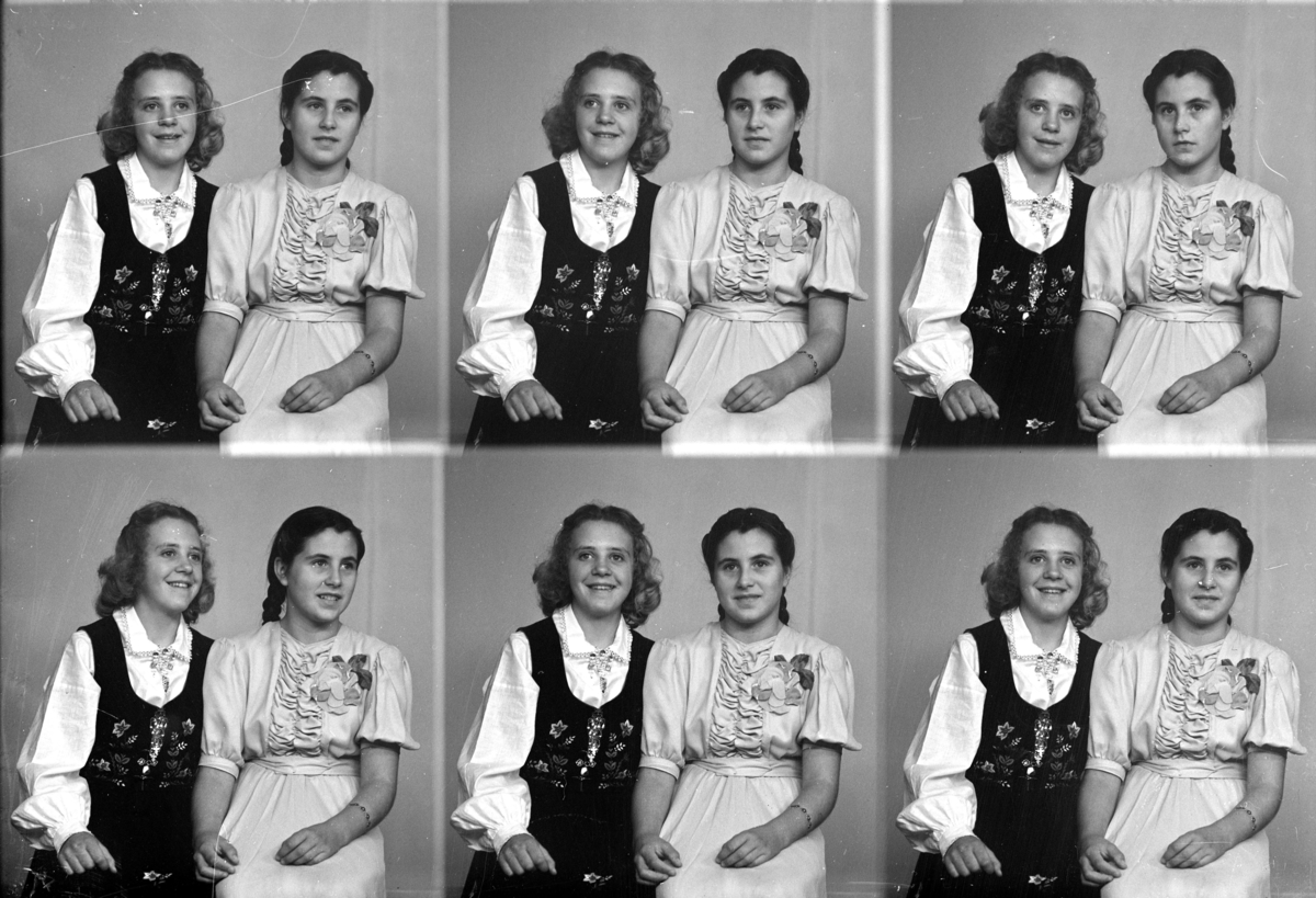 WESTGAARD, ASTRID, Gr 2. 
 jenter, piker i pentøy. Tatt 4/10-1949