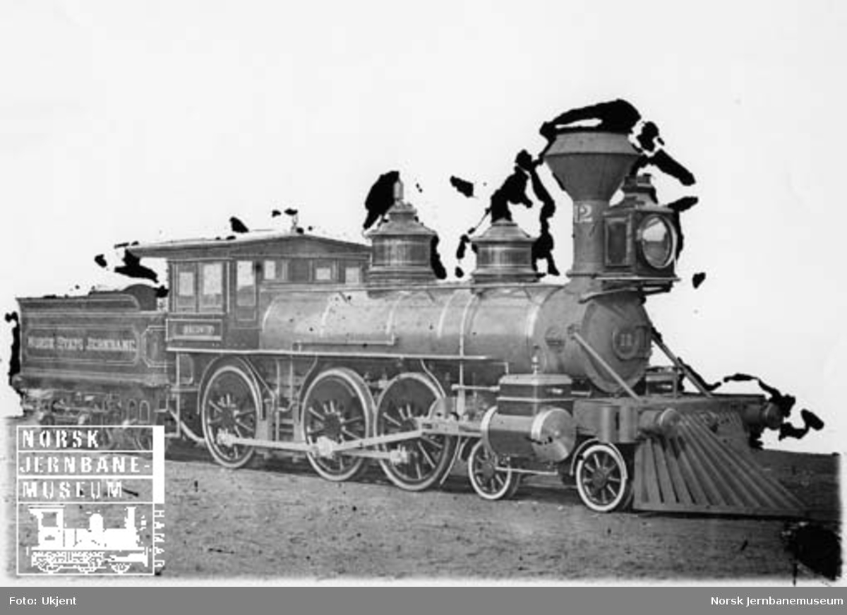 Leveransefoto av damplokomotiv type 14a nr. 12