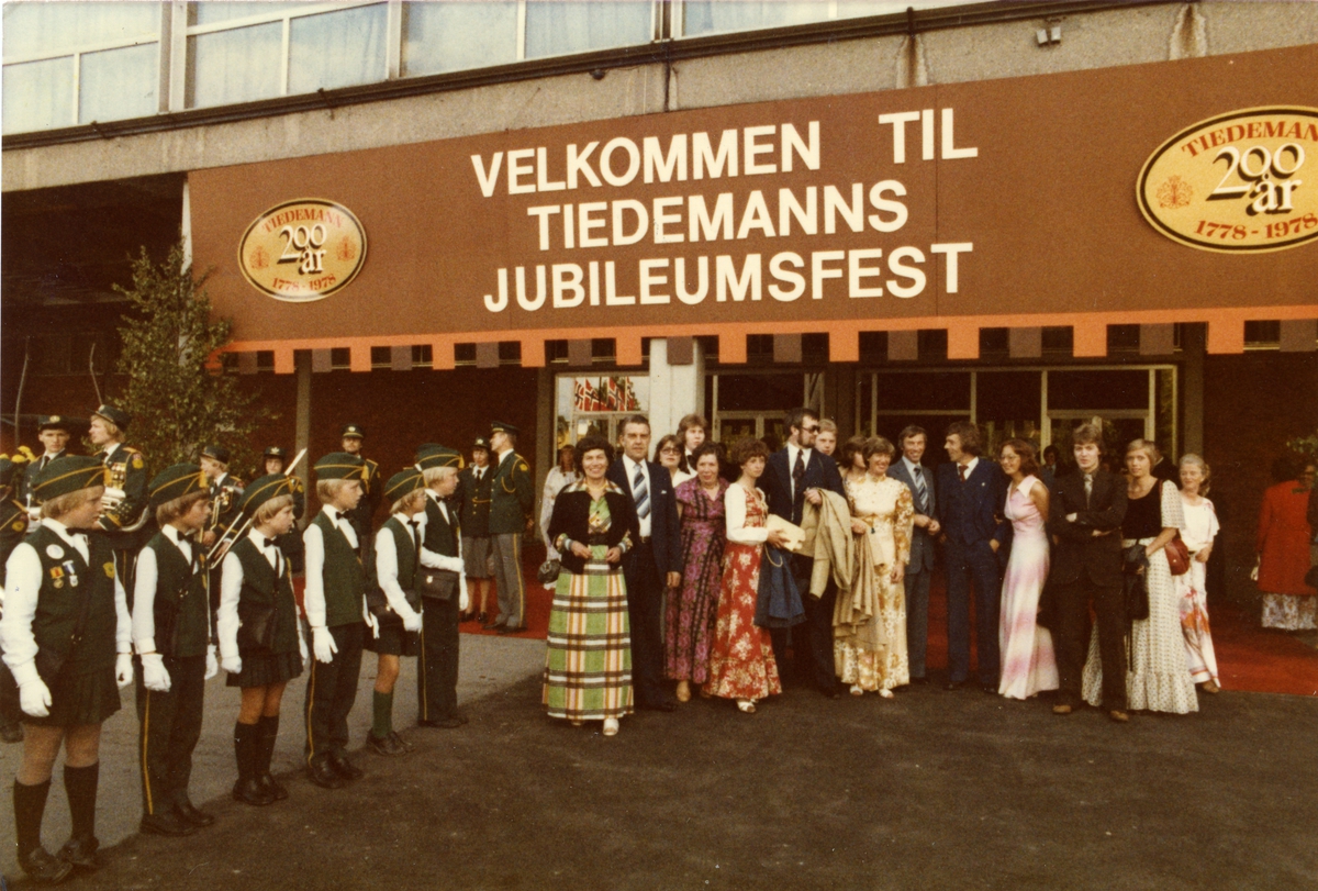 Tiedemanns Tobaksfabriks 200-årsjubileum i 1978.