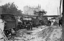 Nidareidulykken : damplokomotivene nr. 182, 365 og 364 etter