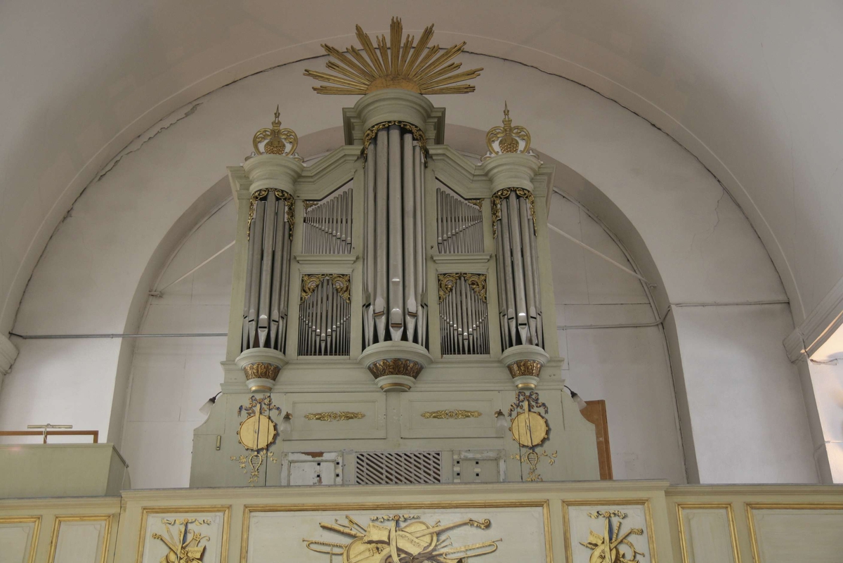 Orgeln i Torstuna kyrka, Torstuna socken, Uppland 2008