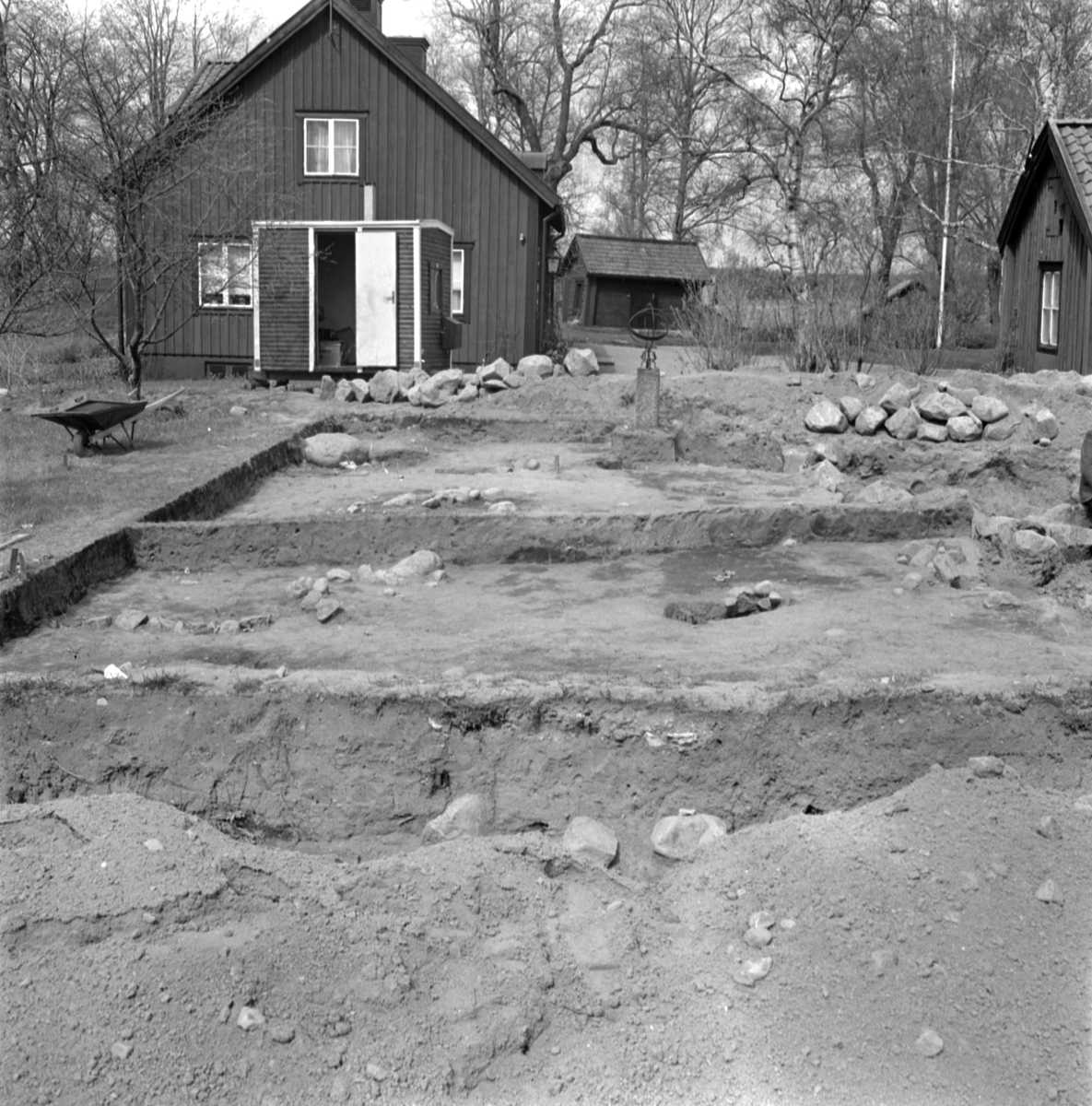 Prästgården, anläggning 3 - Arkeologi Gamla Uppsala 1973