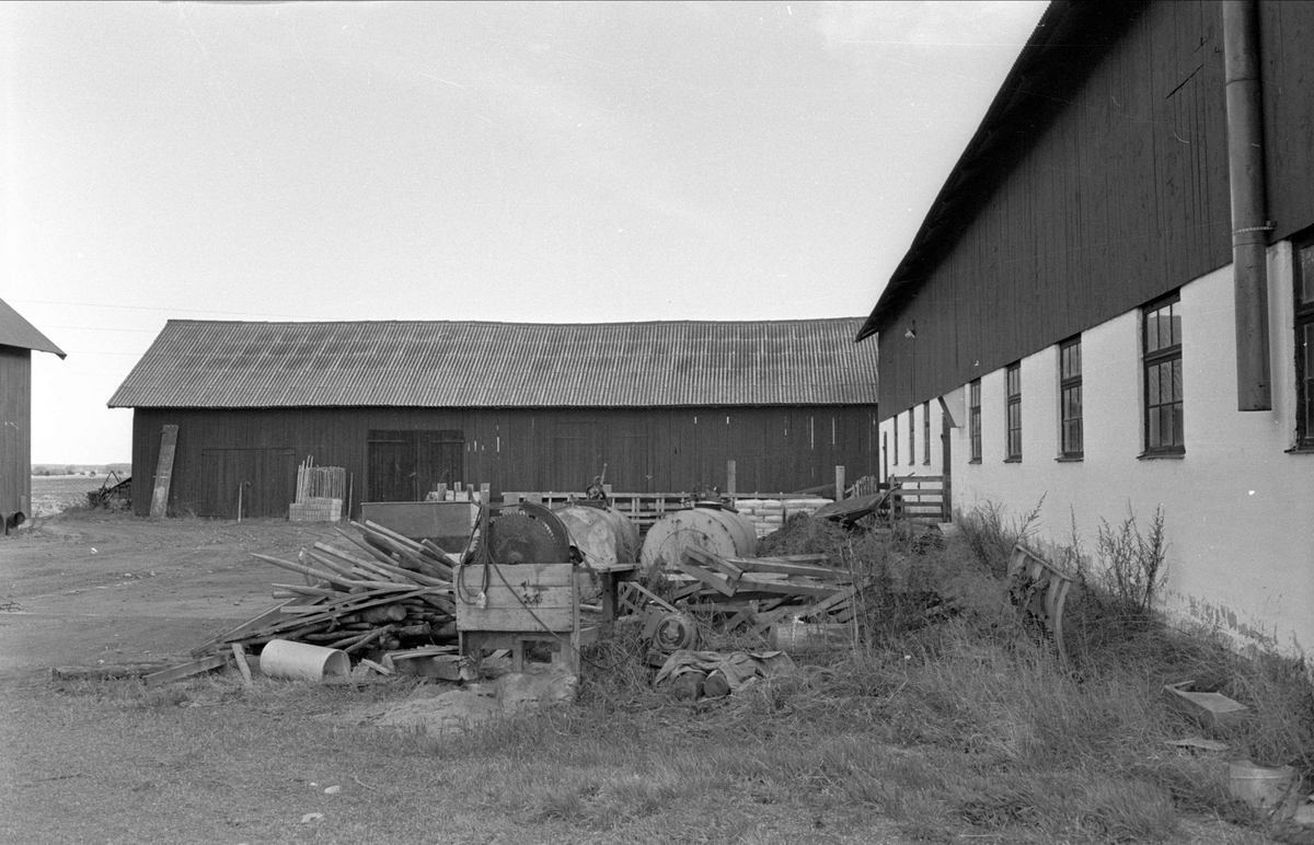 Lider och ladugård, Stora Vallskog, Bälinge socken, Uppland 1978