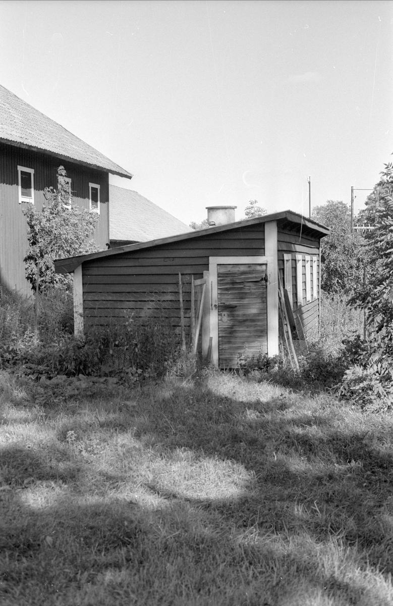 Ekonomibyggnader, Halmbyboda 2:1, Halmbyboda, Funbo socken, Uppland 1982 