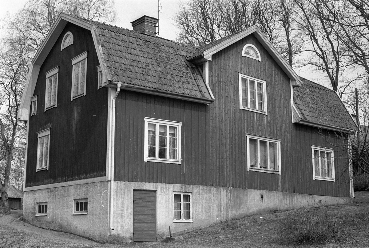 Bostadshus, Focksta kvarn, Hagby-Focksta 1:5, Focksta, Hagby socken, Uppland 1986
