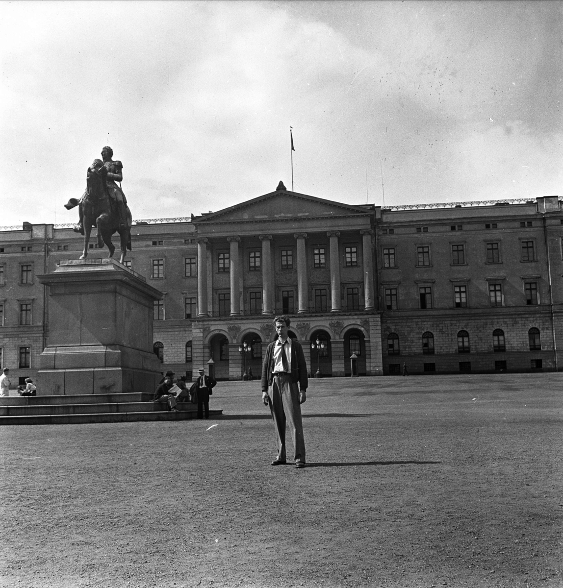 Det Kongelige Slott, Oslo, Norge 1947