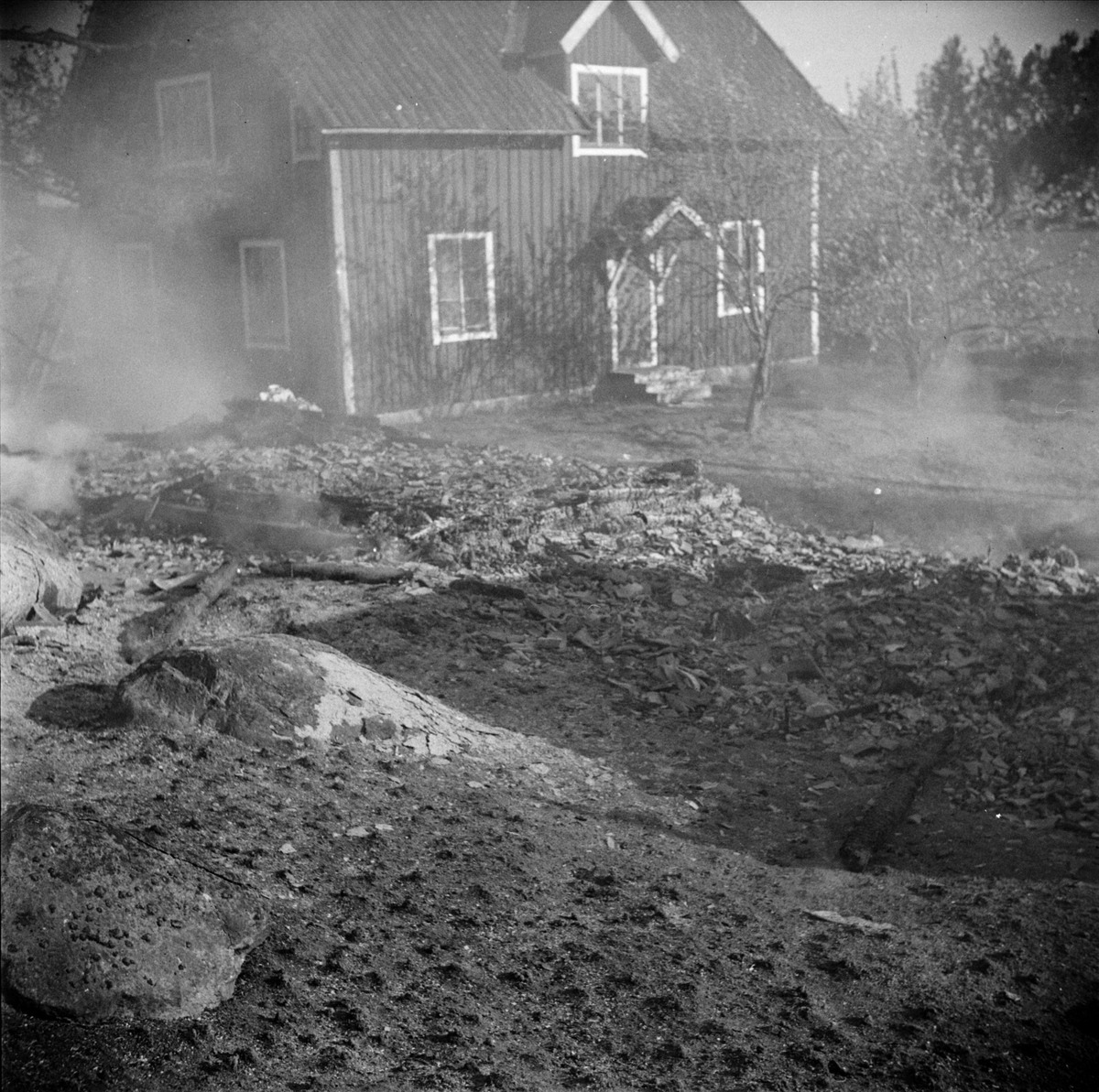Eldsvåda - Balingsta, Uppland maj 1947