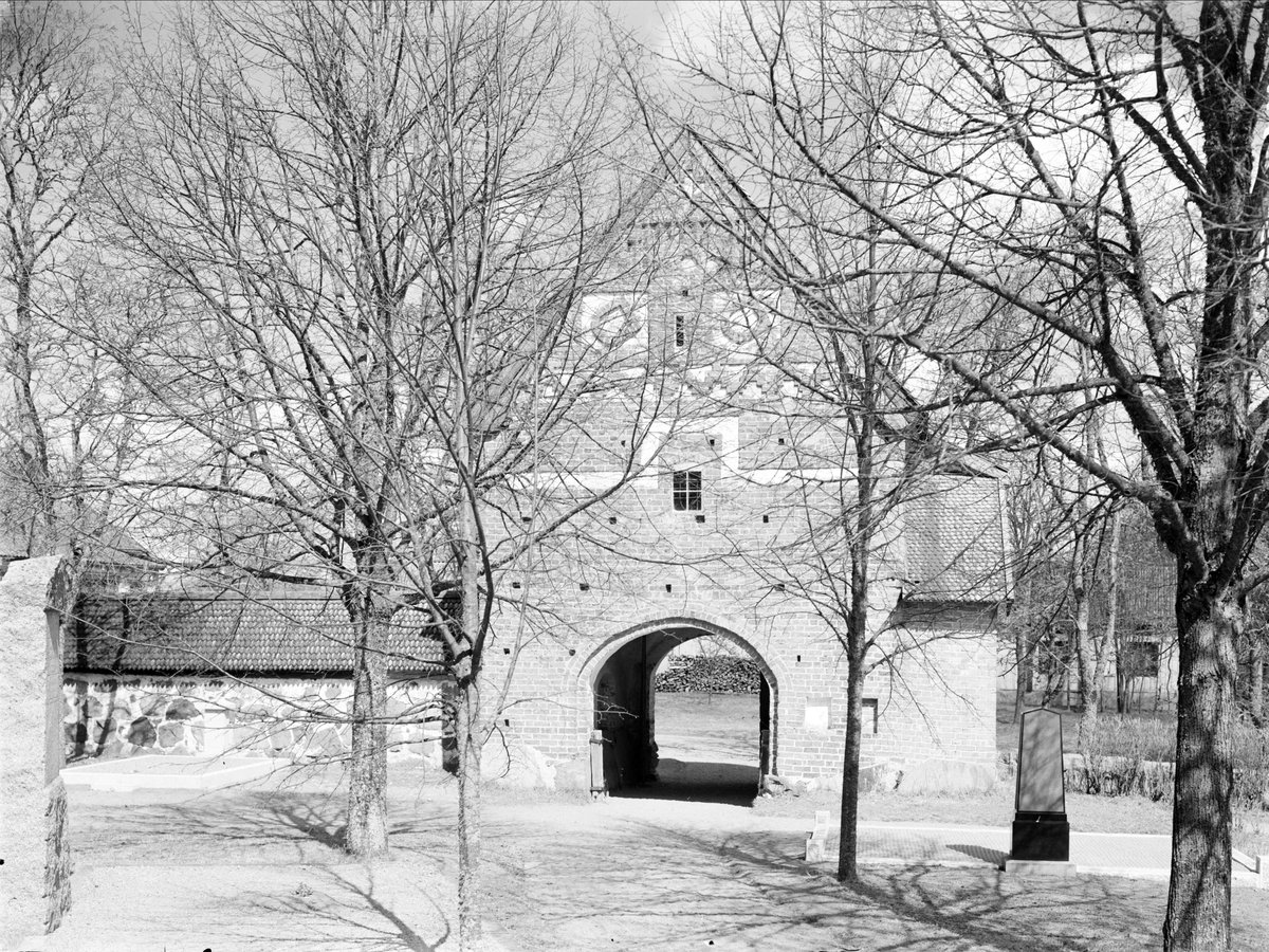 Stiglucka vid Vendels kyrka, Vendels socken, Uppland 1948