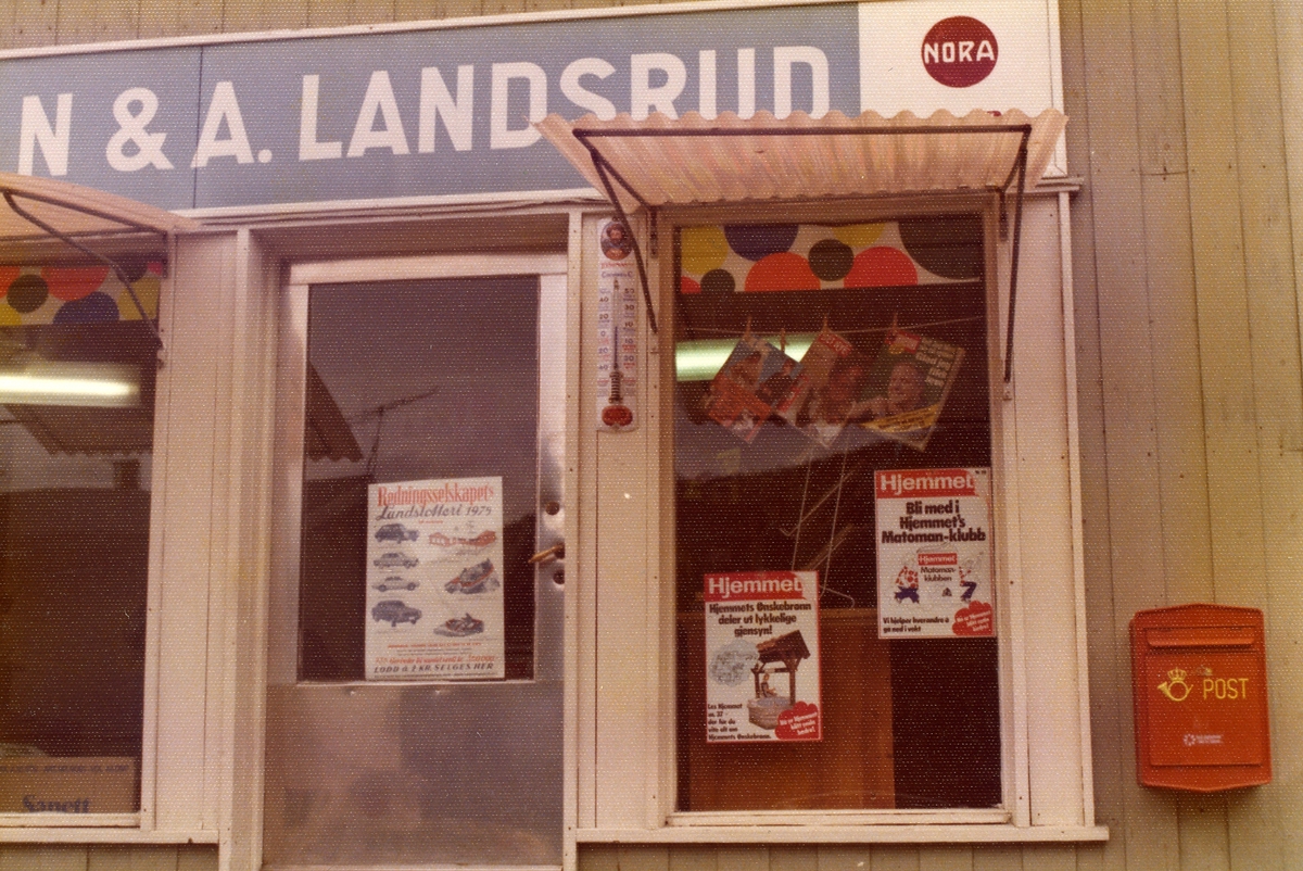 Forretningen N. A. Landsrud.