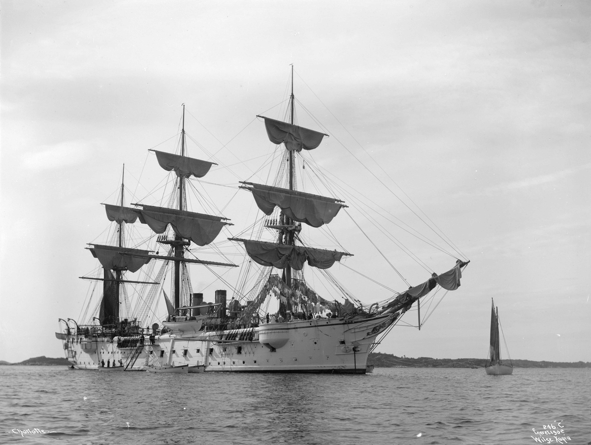 Det tyske kadettskipet Charlotte (b. 1885, Wilhelmshaven)