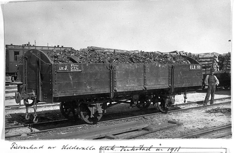 Godsvagn tillverkad på Uddevalla Mekaniska Verkstad 1911
