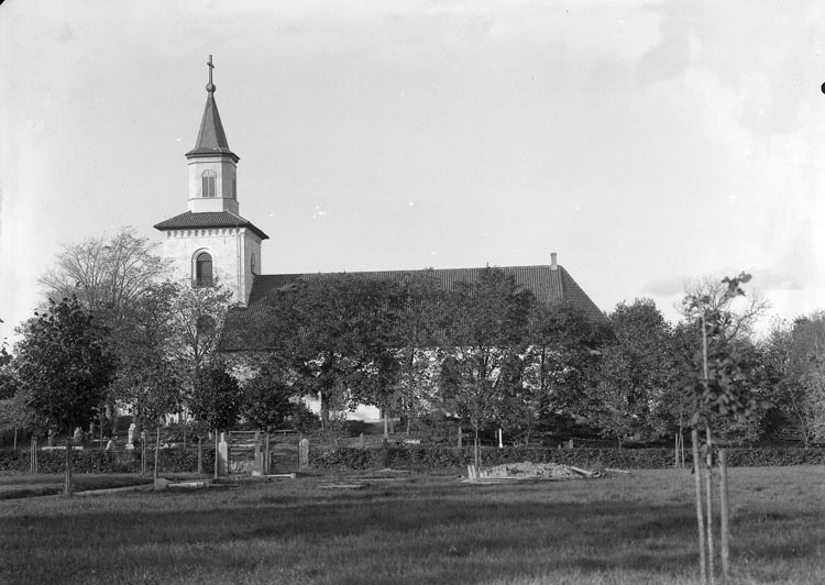 Enligt fotografens noteringar: "Krokstad kyrka."