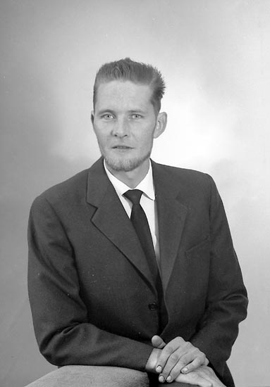Enligt fotografens journal nr 9 1958-: "Hansson, Herr Nils Halleby gård, Jörlanda".