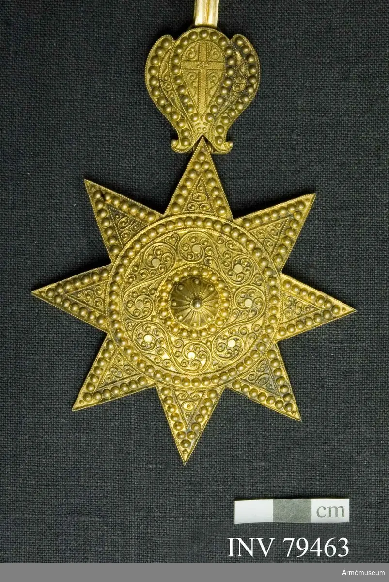 Grupp M II.

Den etiopiska stjärnorden, "Star of Ethiopia". Både ordenstecken och kraschan.