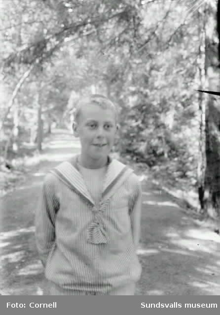 Jan Cornell, 16 år på Kaptensudden, "gula vägen"