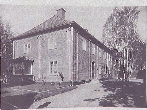 Villa Wallerstedt, Vallerstedtsgatan 2. Vykort.