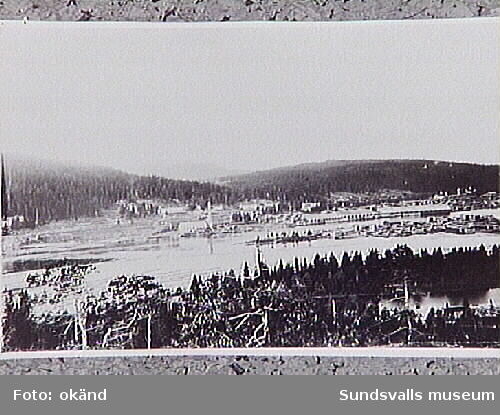 Svartvik, Svartvikssågen före branden 1906.