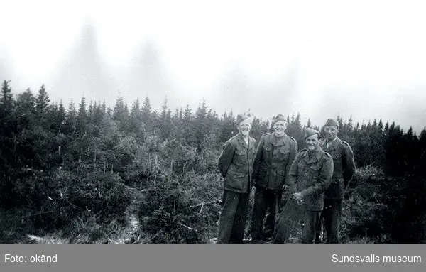 "Dette bildet er fra området rundt Stråtenbo."  (Magnus Hovd, Mosby, augusti 1988)Stråtenbo var en polistruppsförläggning SV om Falun.