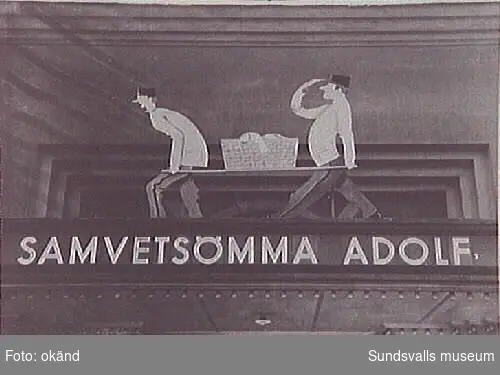 "Samvetsömma Adolf", program på Svea-biografen.