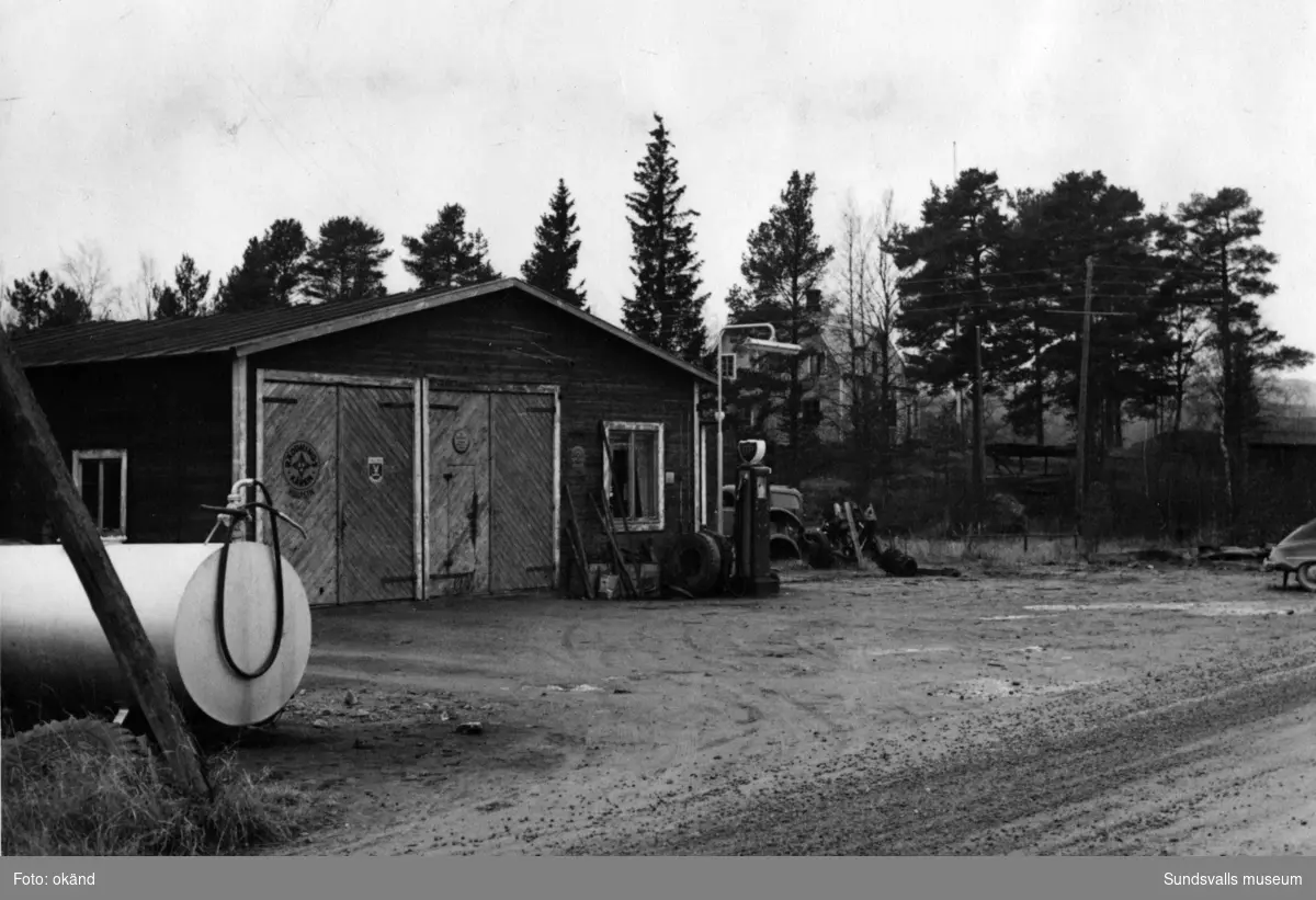 BP-stationen Överturingen, Ånge. Köpman: Julius Eriksson.