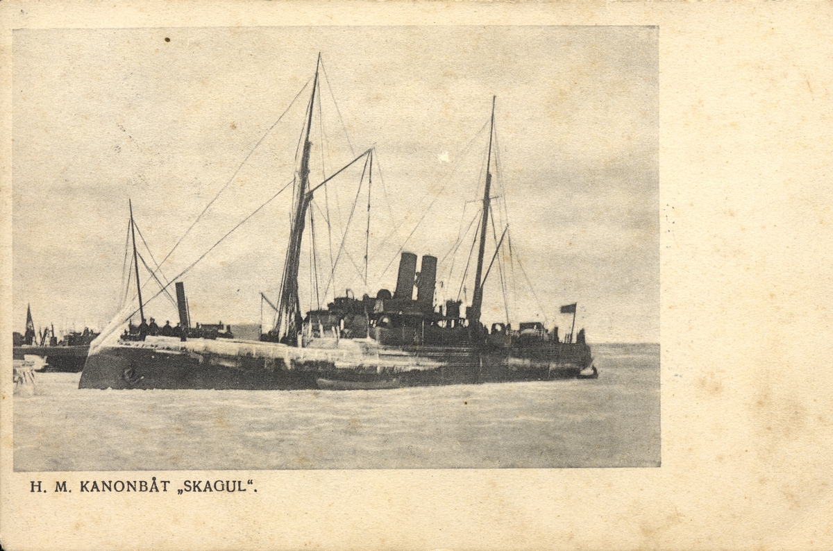 H.M. kanonbåten Skagul.