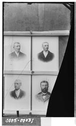 Fotomontasje av fire menn.