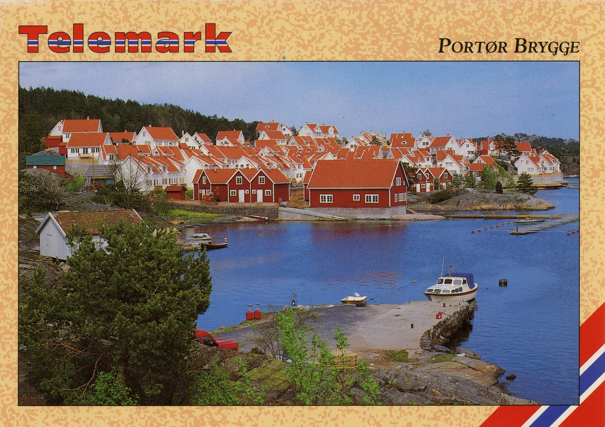 Postkort fra Portør brygge (Haslumkilen)