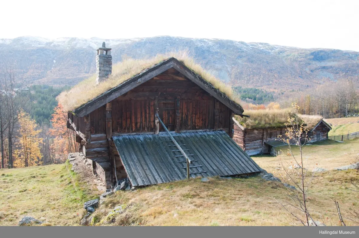 Setestugu Loftstugu I øvre Døkki Dokken Gård I Sudndalen Hallingdal