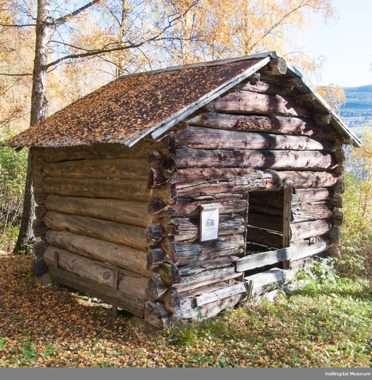 Løe fra Øyestølen på Veståsen Ål Bygdamuseum, Leksvol