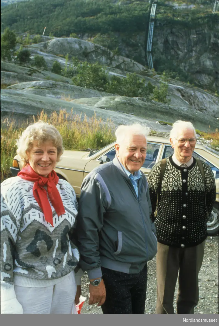 Rallarmarsjdeltagere i Glomfjord - august 87 
