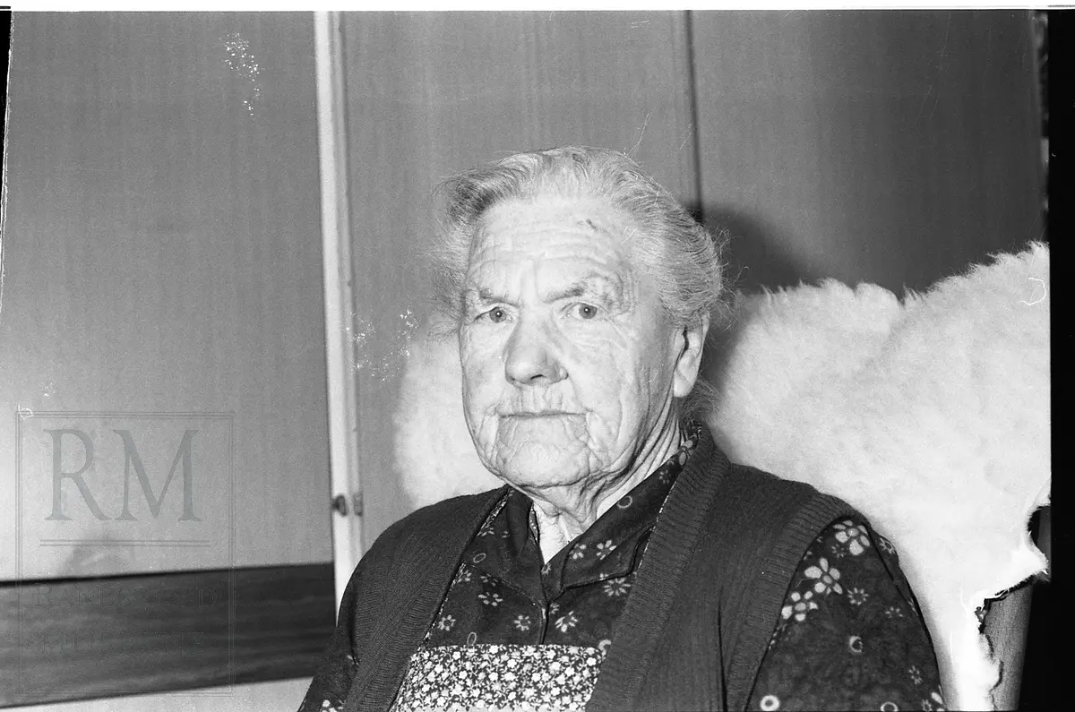 Marta Lillemoen på 90-års dagen, f. 1897