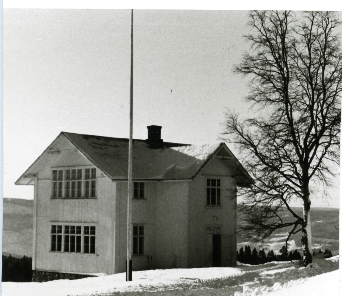 Leirskogen skule i Sør-Aurdal kommune i Valdres.