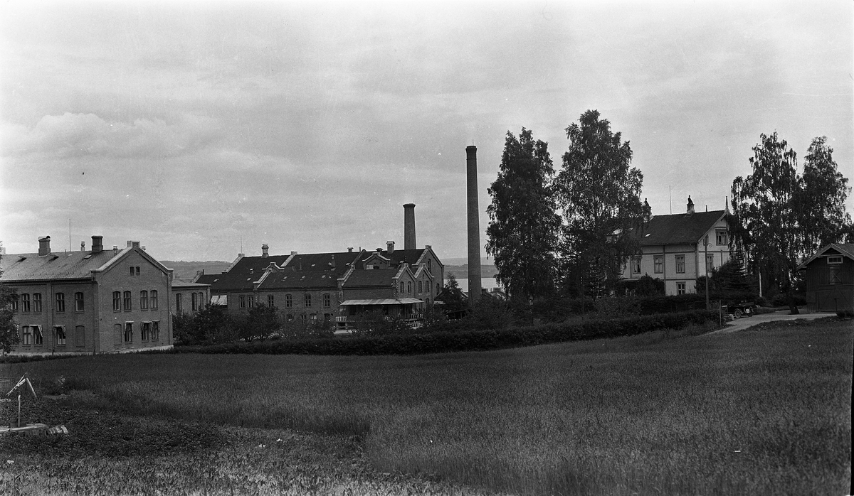 Mjølkefabrikken på Kapp, Østre Toten, juli 1925.