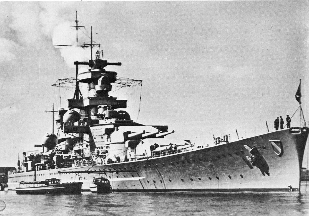 Fartyg, Scharnhorst battlecruiser - Miliseum / DigitaltMuseum