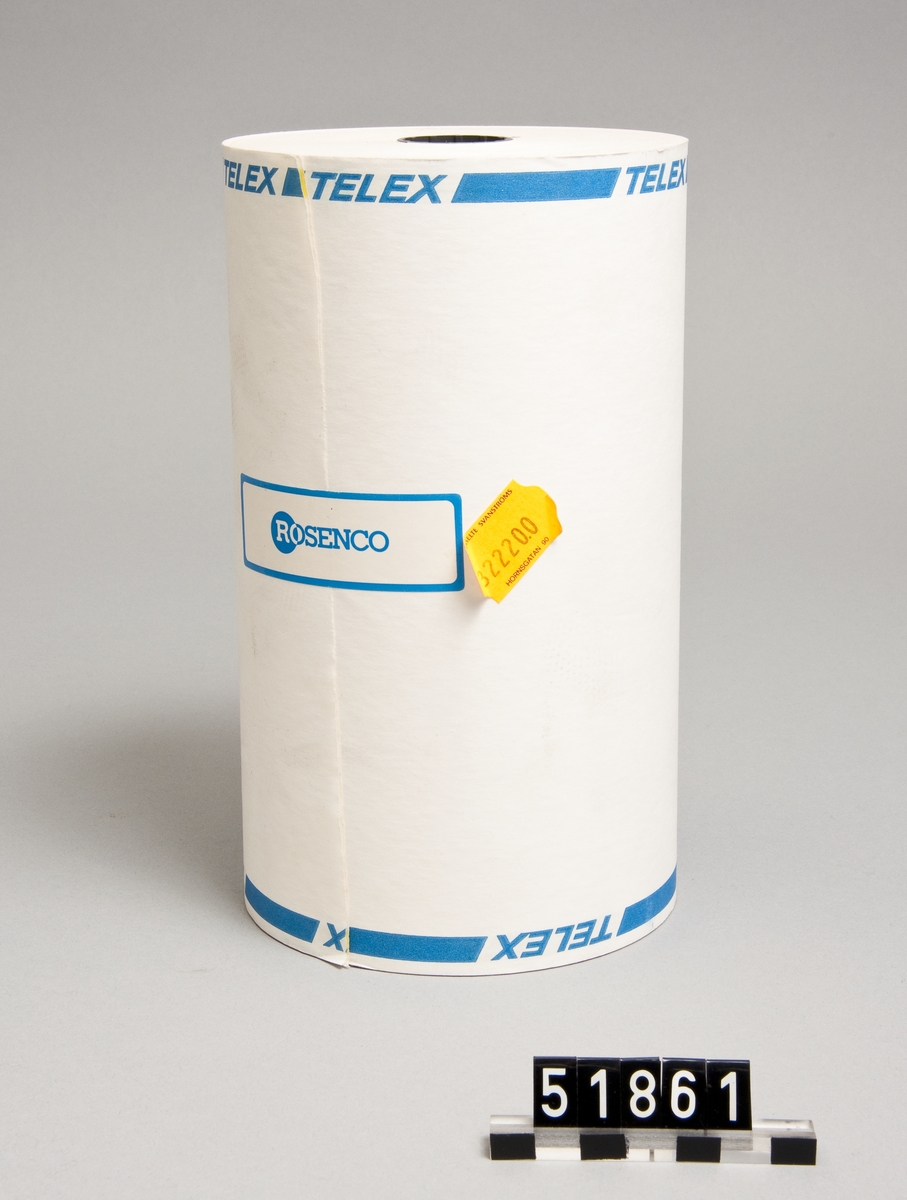 Telexpapper - Tekniska museet / DigitaltMuseum