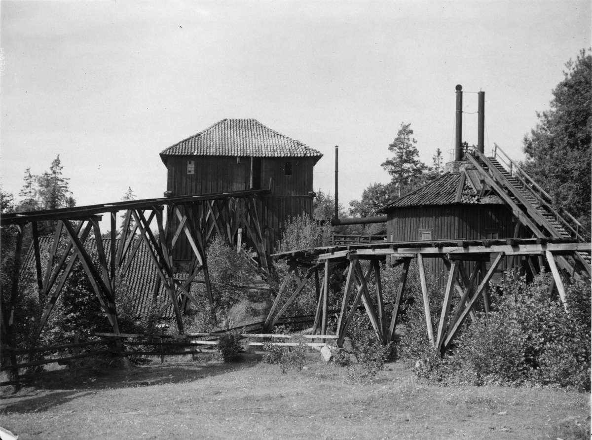 Igelbäckens hytta vid Aspa bruk i Hammars socken.
