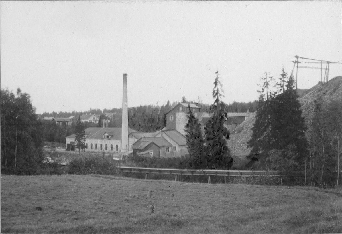 Pappersfabrik i Ställdalen 1901.