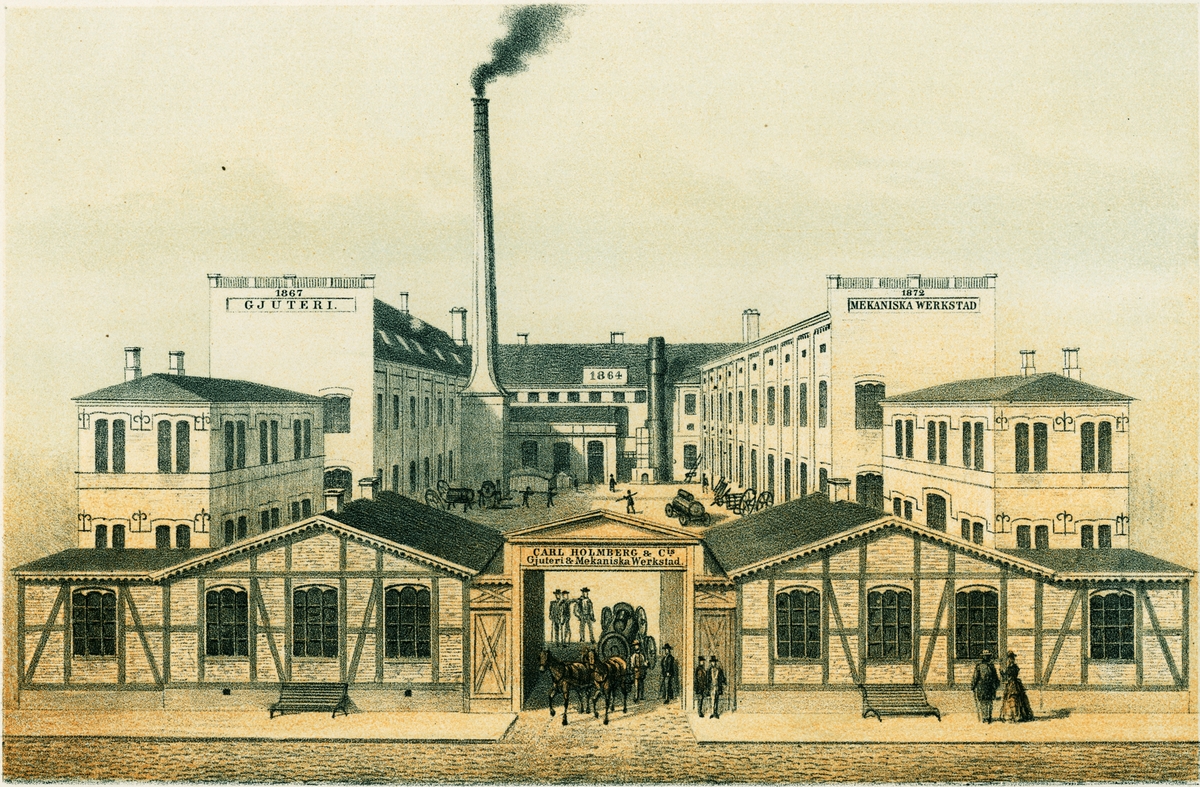 Carl Holmberg & Co Gjuteri & Mekaniska Werkstad i Lund 1873.