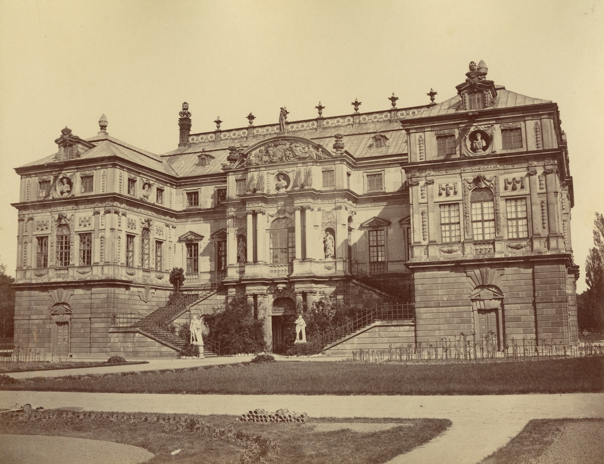 Palatset i Großen Garten, Dresden, 1883.