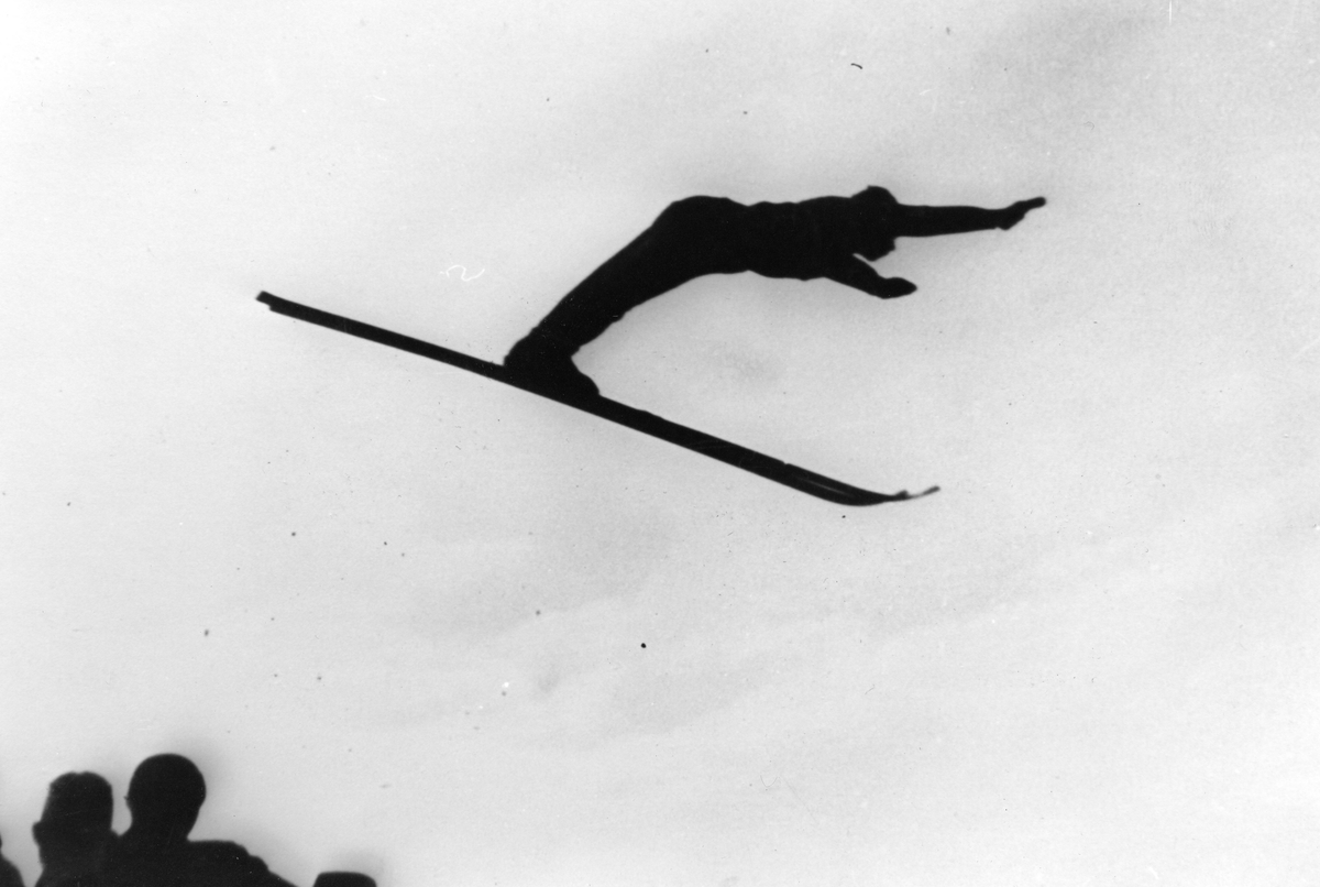 Kongsberg skier Arnholdt Kongsgård at local ski jump